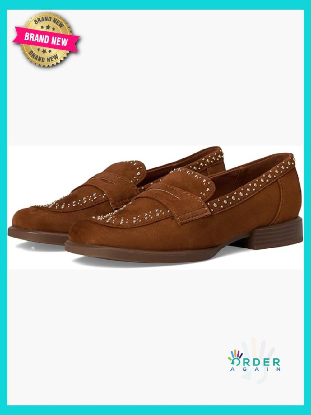 Penny Loafers Suede Block Heel Pull-On Classic Chic Dressy Casual Pointed Toe